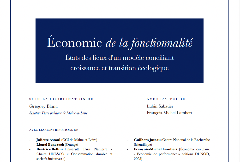 Économie de la fonctionnalité : états des lieux d&rsquo;un modèle conciliant croissance et transition écologique